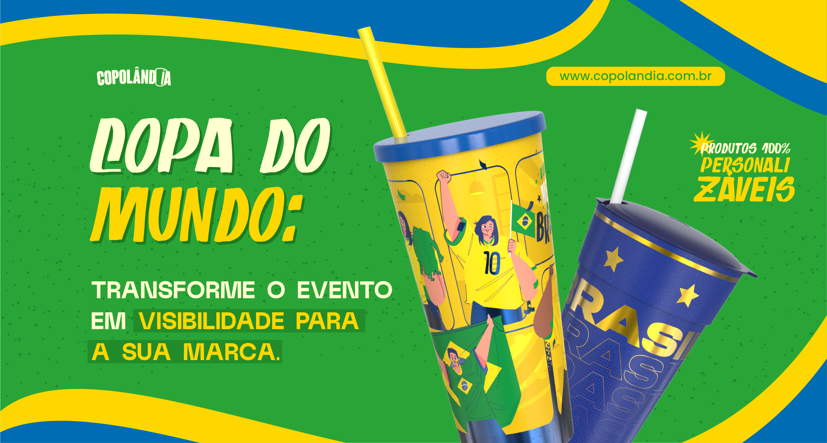 Copa do Mundo: como vender mais com copos personalizados