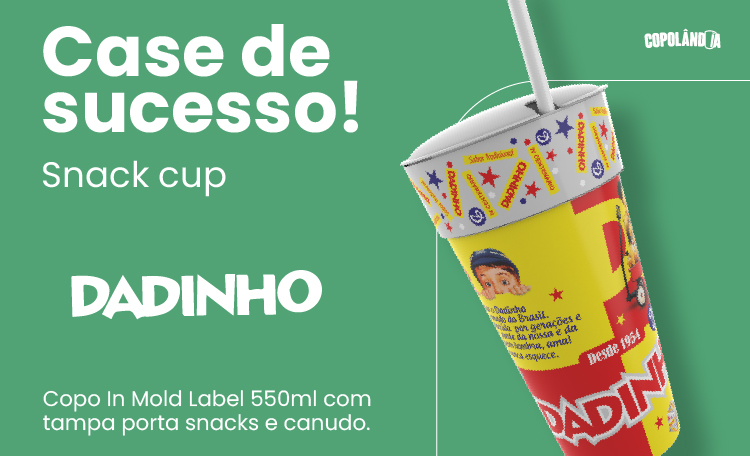 Dadinho Apresenta Snack Cup Exclusivo e Sustentável