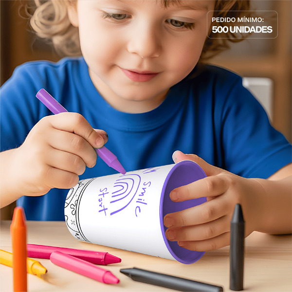 Copo de colorir | Copolândia