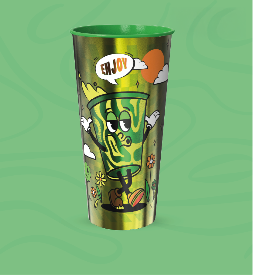 Copo Ecológico Premium 1 Litro  | Copolândia